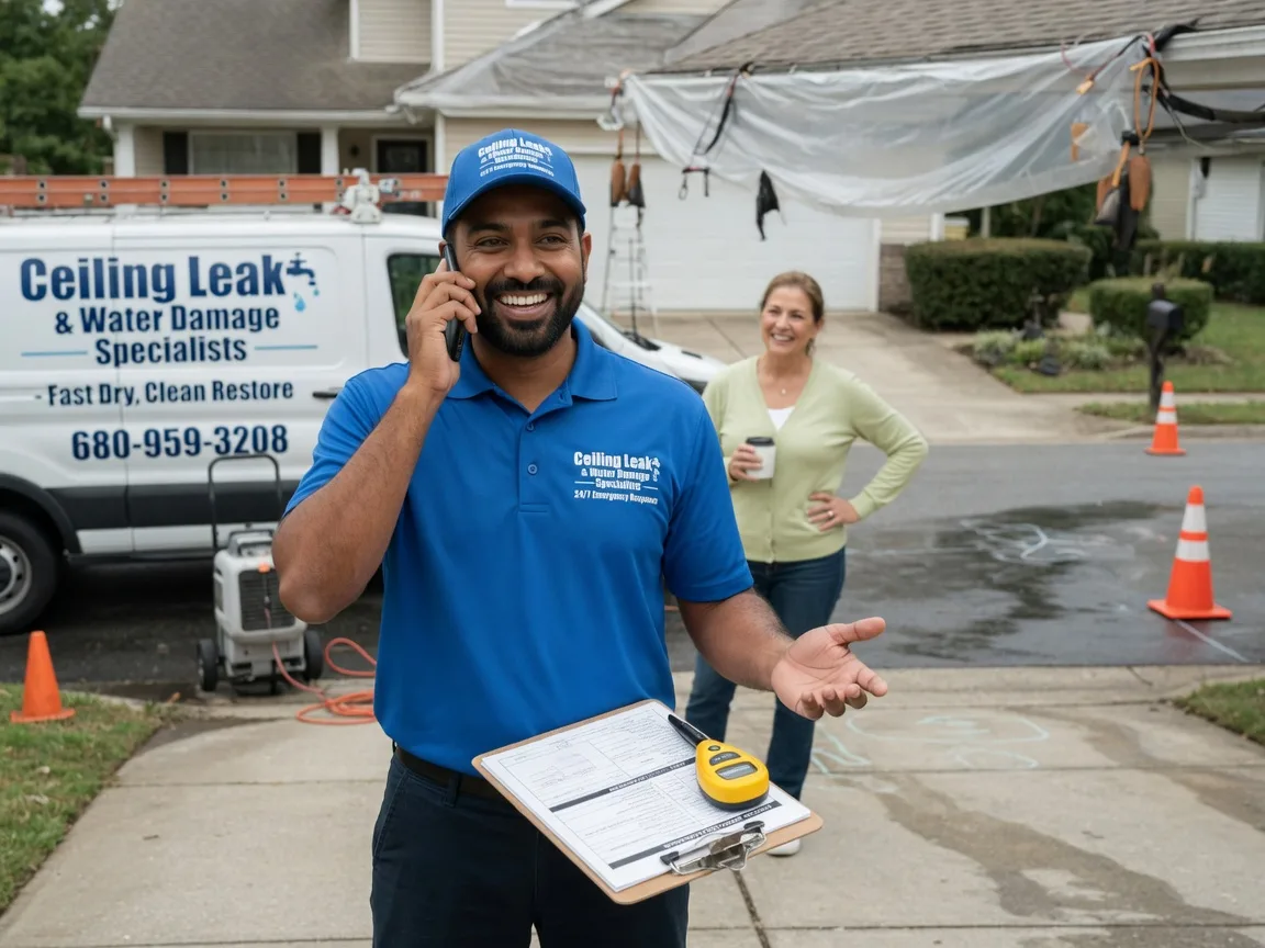 Ceiling Leak Cleanup Des Allemands, LA FAQs